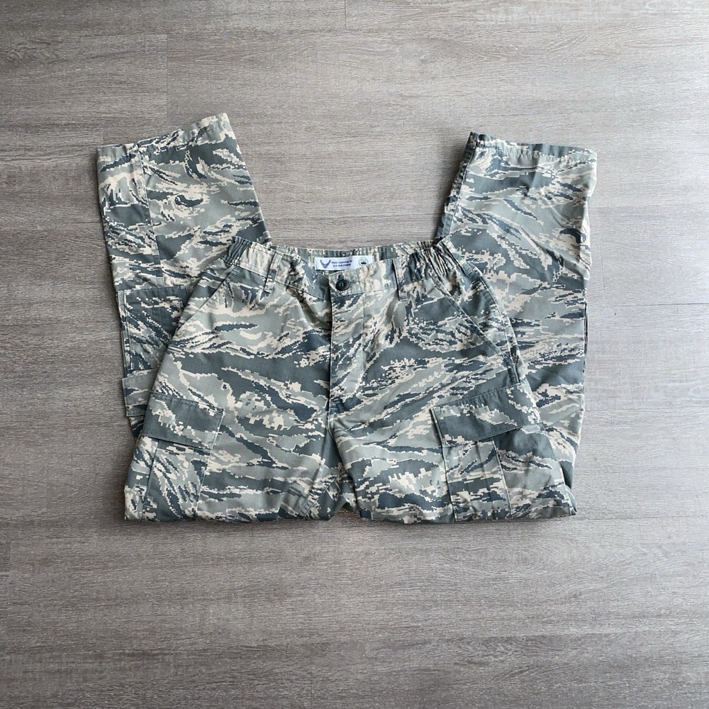 U.S AIR FORCE Official BDU Camouflage Trouser Utility Size‎ 30s 8415015984035